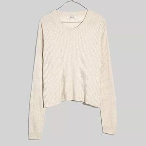 Madewell Donegal Crop Pullover Sweater